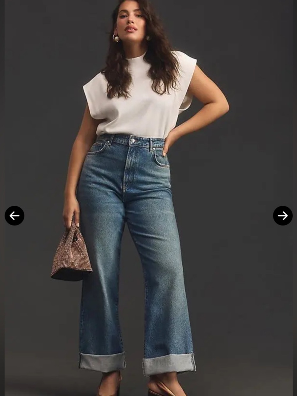 PILCRO • Austyn High-Rise Wide-Leg Jeans anthropologie 20w